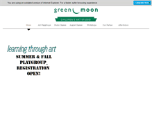 Tablet Screenshot of greenmoonct.com